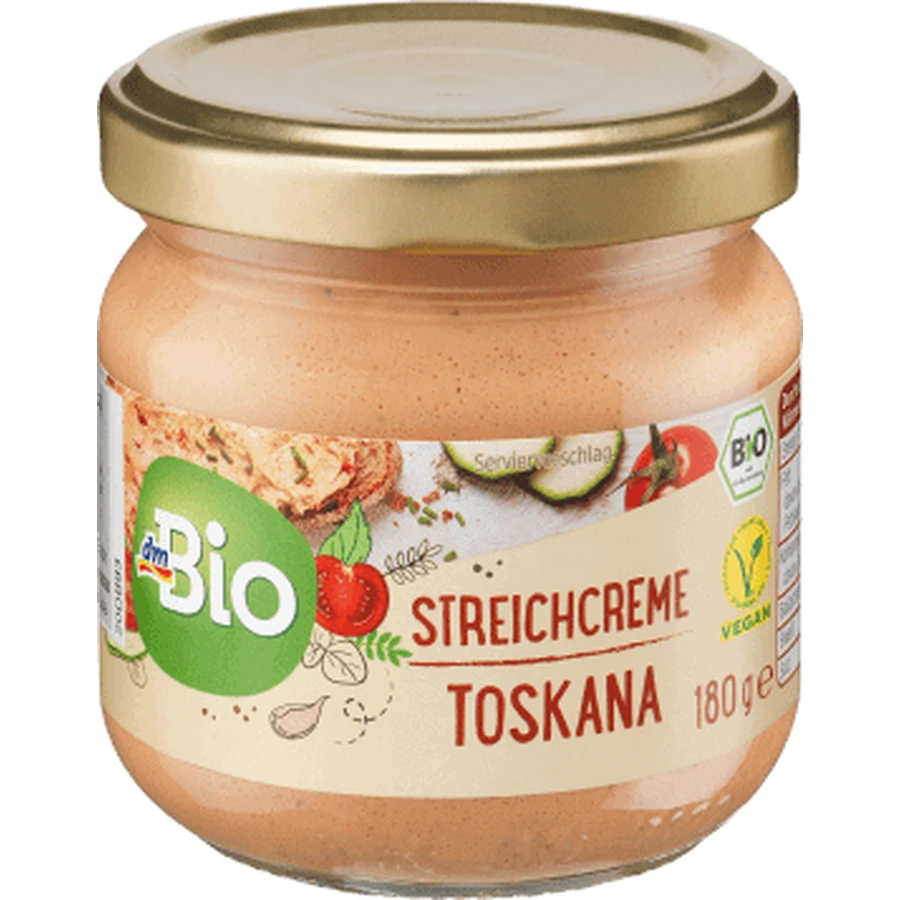 Тісто для намазування DmBio Toscana ECO, 180 г: ціни та характеристики