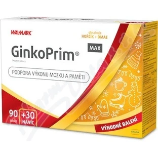 W лінія GinkoPrim MAX 90 + 30мл. додатковий набір VB24 1х1, поживний пакет для пам'яті та кровообігу в кінцівках