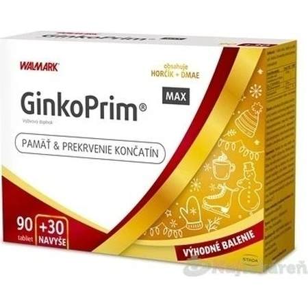 W line GinkoPrim MAX 90 + 30тбл. нави VB24 1х1 набор, комплекс питания для памяти и кровоснабжения конечностей: цены и характеристики