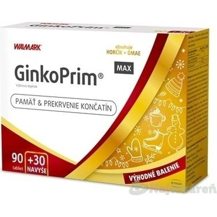 W line GinkoPrim MAX 90 + 30тбл. нави VB24 1х1 набор, комплекс питания для памяти и кровоснабжения конечностей: цены и характеристики