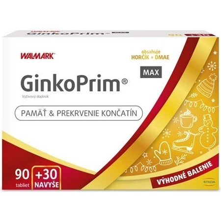 W line GinkoPrim MAX 90 + 30тбл. нави VB24 1х1 набор, комплекс питания для памяти и кровоснабжения конечностей: цены и характеристики
