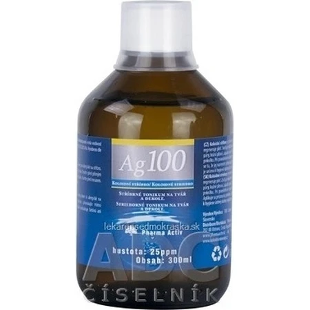 Фарма Актив Коллоидное серебро Ag100 1×300 мл, 25 ppm, коллоидное серебро: цены и характеристики