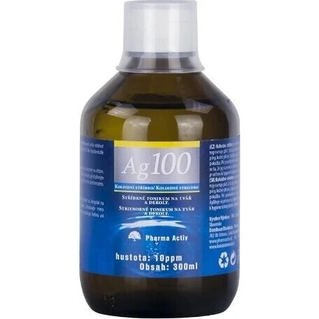 Фарма Актив Коллоидное серебро Ag100 1×300 мл, 25 ppm, коллоидное серебро: цены и характеристики