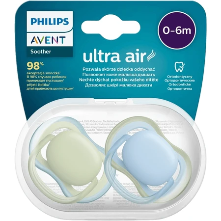 Philips Avent Ultra air neutral 0-6м мальчик голубой 2 шт: цены и характеристики