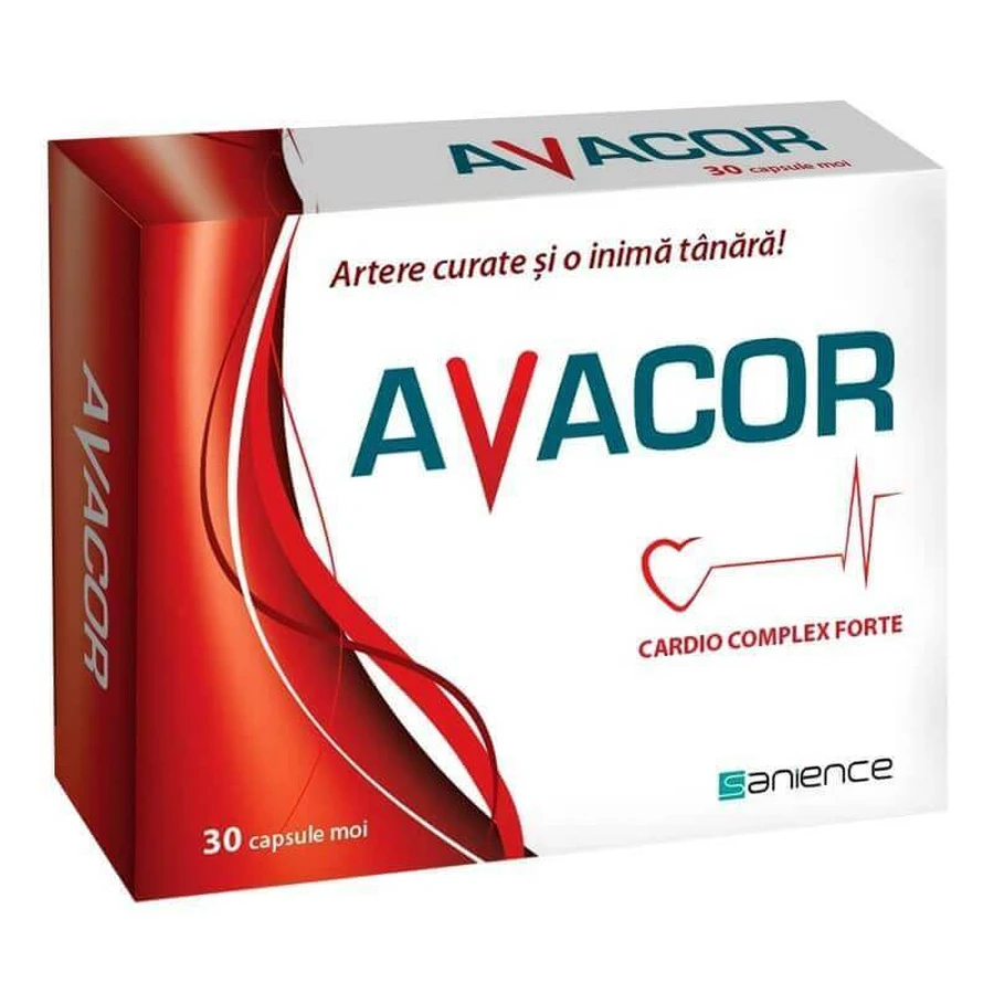 Avacor cardio complex forte, 30 капсул, Sanience: цены и характеристики
