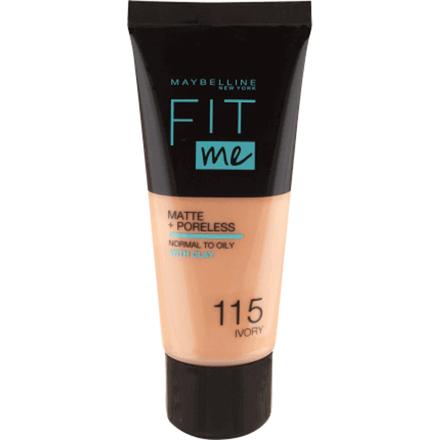 Maybelline New York Fit Me Matte & Poreless foundation 115 Ivory, 30 мл: цены и характеристики