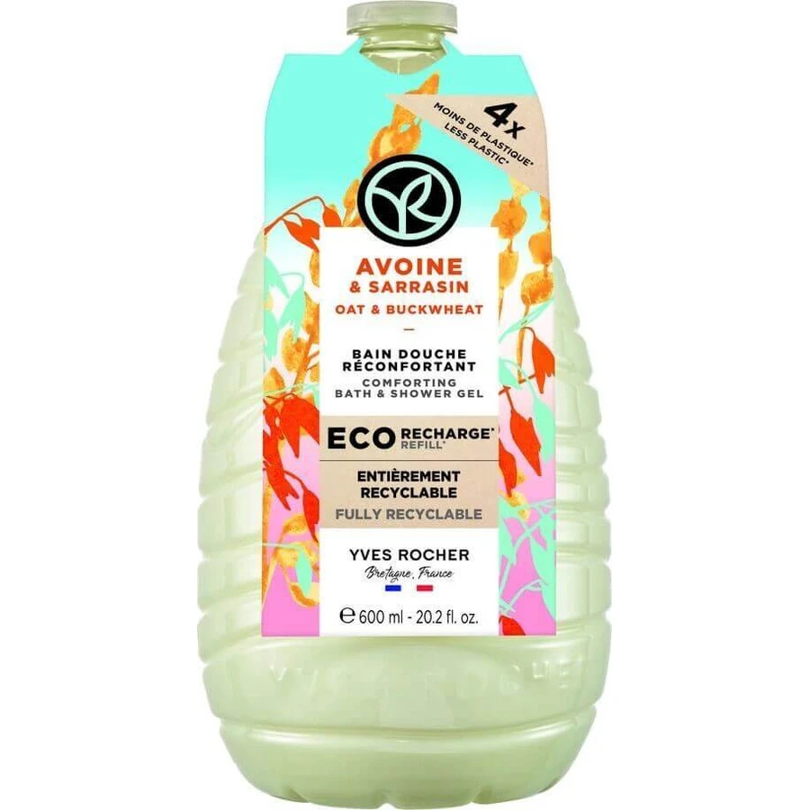 Yves Rocher Refill SG Овес та гречка 1×600 мл, змінна упаковка: ціни та характеристики