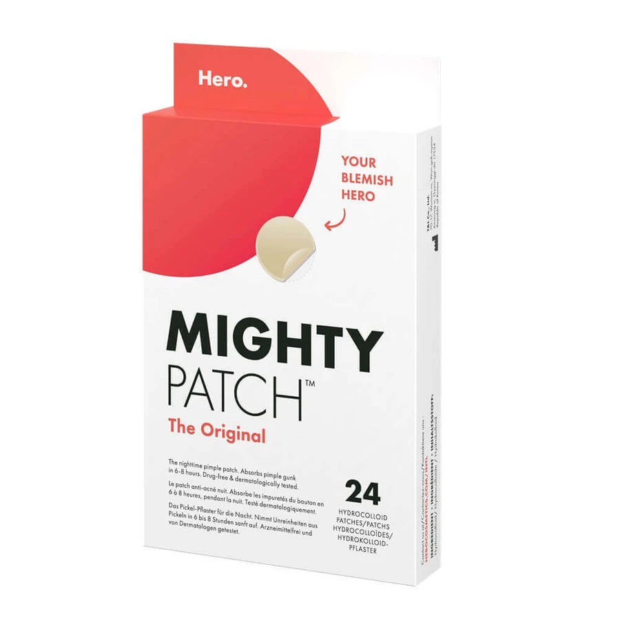Mighty Patch Original Hydrocolloidal Acne Patches, 24 штуки, Hero: цены и характеристики
