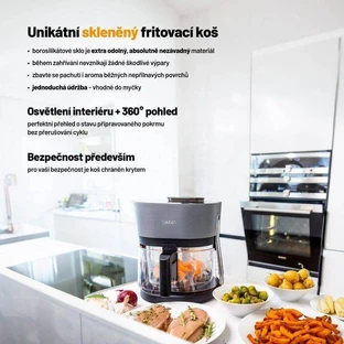 Фритюрниця Lauben Glass&SteamAir® 4500BG