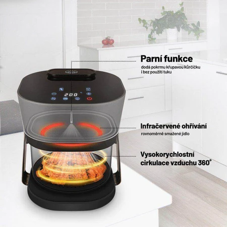 Фритюрниця Lauben Glass&SteamAir® 4500BG: ціни та характеристики