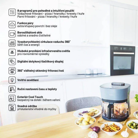 Фритюрниця Lauben Glass&SteamAir® 4500BG: ціни та характеристики