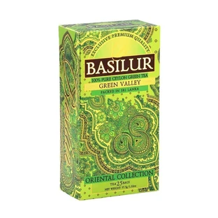 Чай "Зеленая долина", 25 пакетиков, Basilur