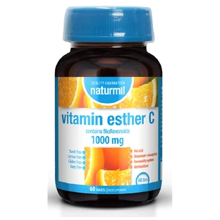 Вітамін С ефір, 1000 мг, 60 таблеток, Naturmil
