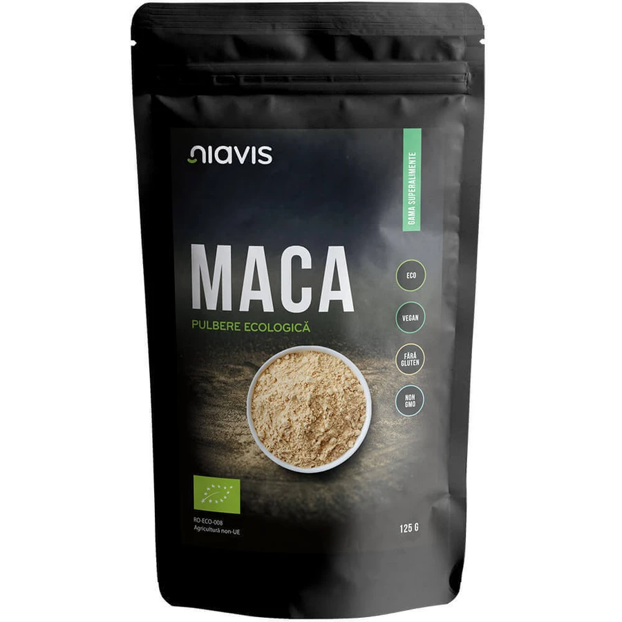 Maca Organic Органический порошок маки, 125 г, Niavis: цены и характеристики