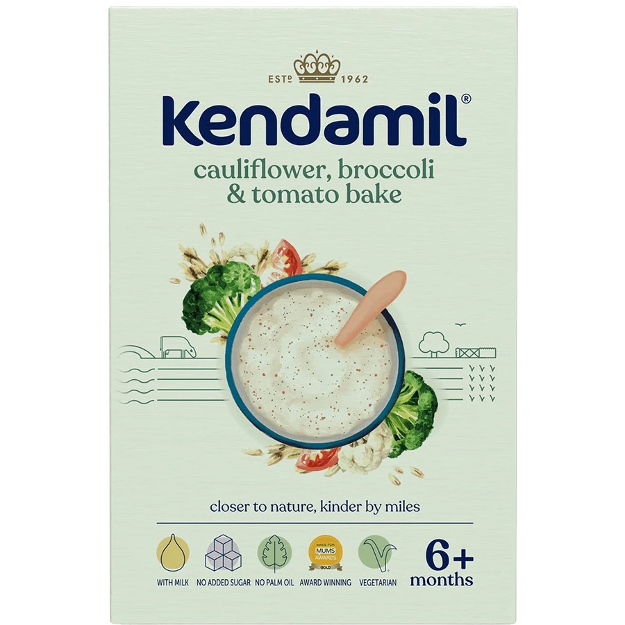 Kendamil Молочна каша з броколі, цвітною капустою та помідорами 6м+ 150 г: ціни та характеристики