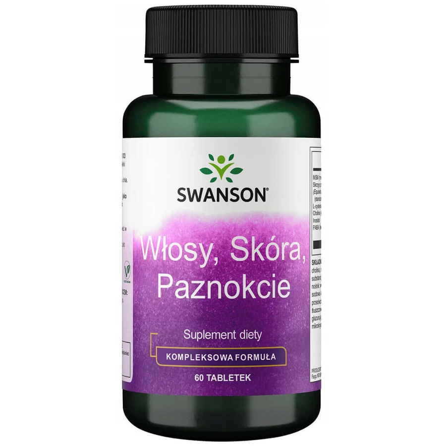 Swanson Hair, Skin & Nails, воск, кожа, ногти, 60 таблеток: цены и характеристики