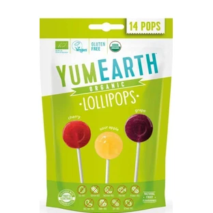 Фруктовые леденцы kwane 14 штук в упаковке YumEarth
