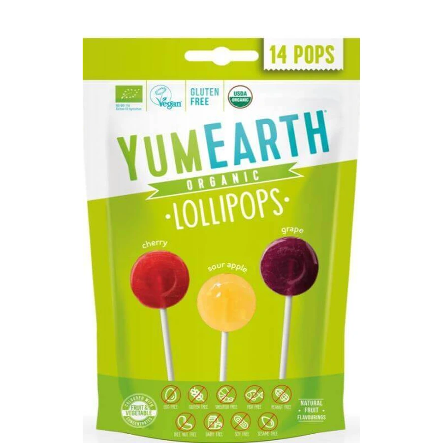 Фруктовые леденцы kwane 14 штук в упаковке YumEarth: цены и характеристики