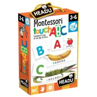 Тактильная игра Монтессори Abc, Headu