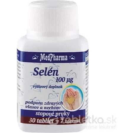 MedPharma SELEN 100 мкг 1×37 табл, селен: цены и характеристики