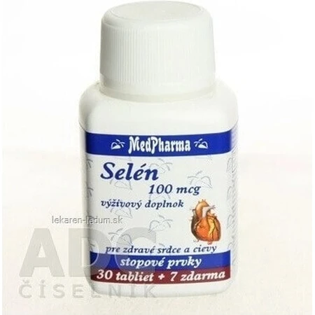 MedPharma SELEN 100 мкг 1×37 табл, селен: цены и характеристики
