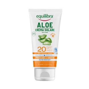 Сонцезахисний крем Equilibra Aloe Vera SPF 20 UVB/UVA, 75 мл