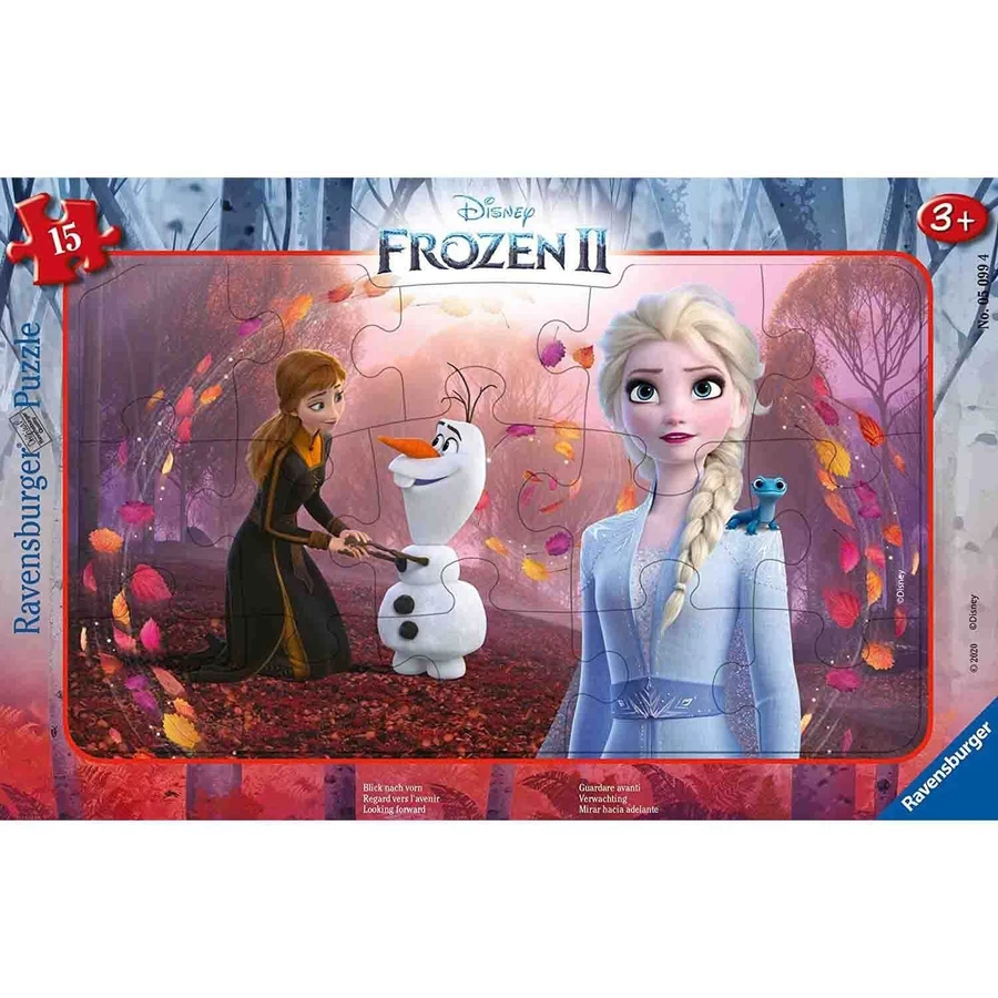 Пазли з замороженою рамкою Frozen, +3 роки, 15 штук, Ravensburger: ціни та характеристики