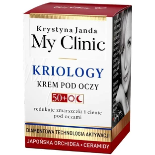 Janda My Clinic Kriology 50+, крем для повік, денний та нічний, 15 мл
