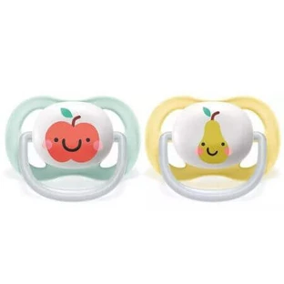 Пустышка Philips Avent Ultra Air, 0-6 месяцев, Happy, Happy, SCF080/17, Philips