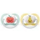 Пустышка Philips Avent Ultra Air, 0-6 месяцев, Happy, Happy, SCF080/17, Philips