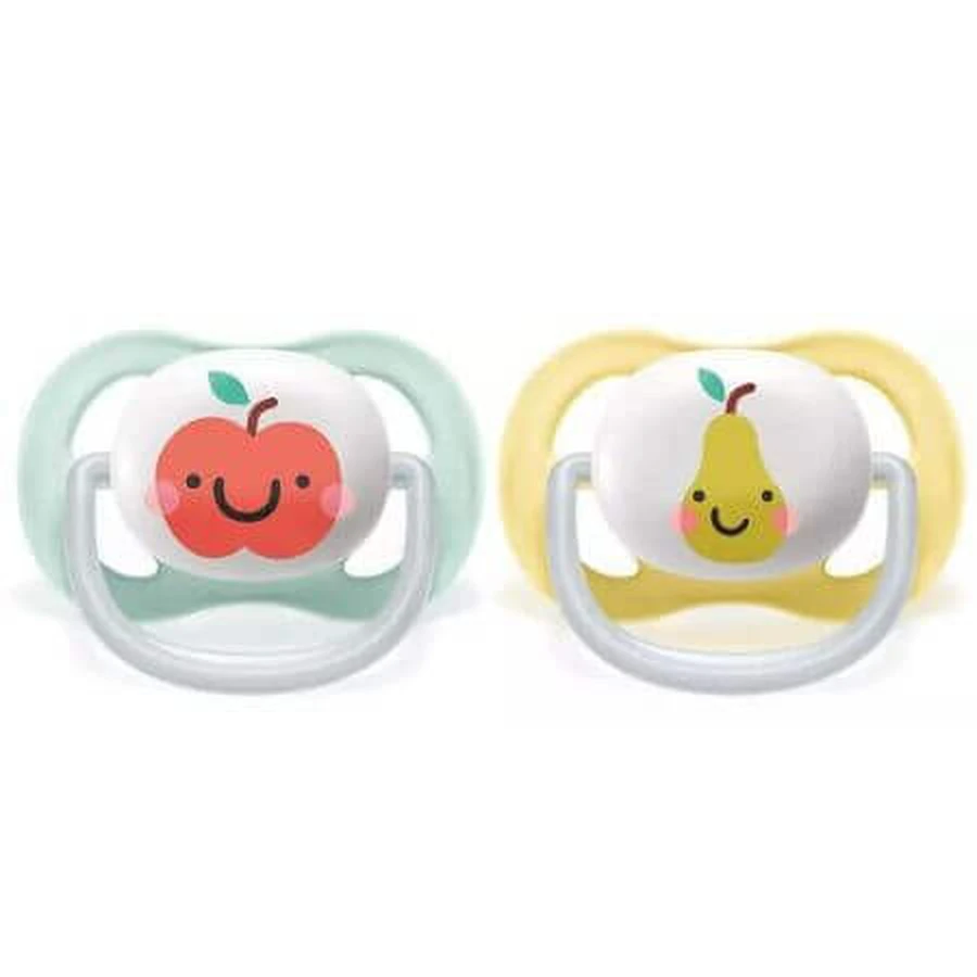 Пустышка Philips Avent Ultra Air, 0-6 месяцев, Happy, Happy, SCF080/17, Philips: цены и характеристики