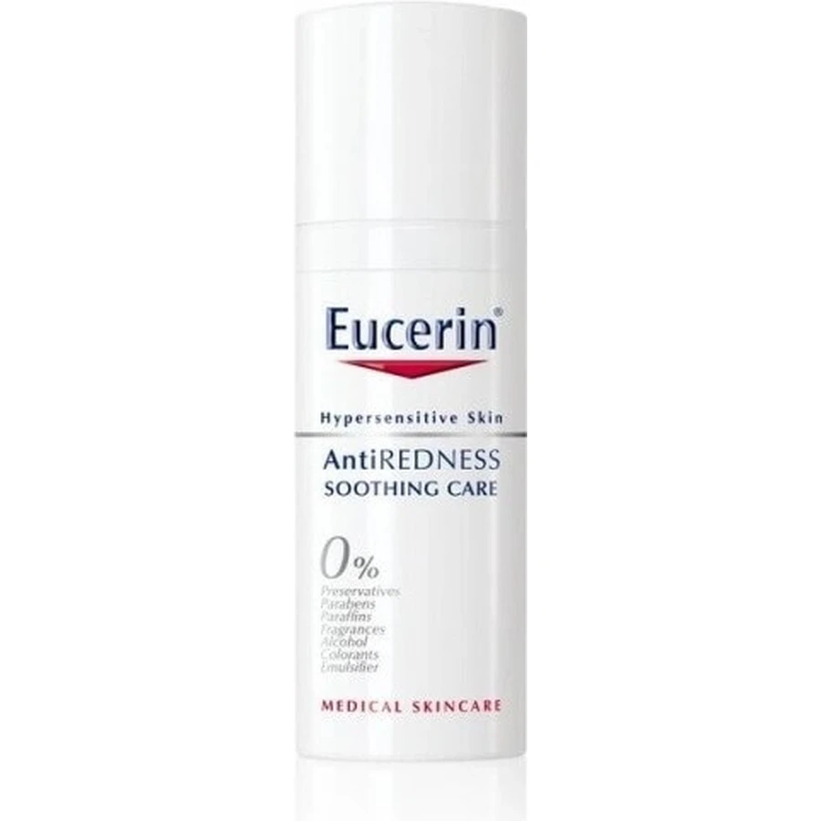 Eucerin ANTI-REDNESS успокаивающий крем 1×50 мл, для чувствительной кожи, склонной к покраснениям: цены и характеристики