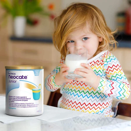Neocate Junior спеціальна гіпоалергенна суміш, +12 місяців, 400 г, Nutricia: ціни та характеристики