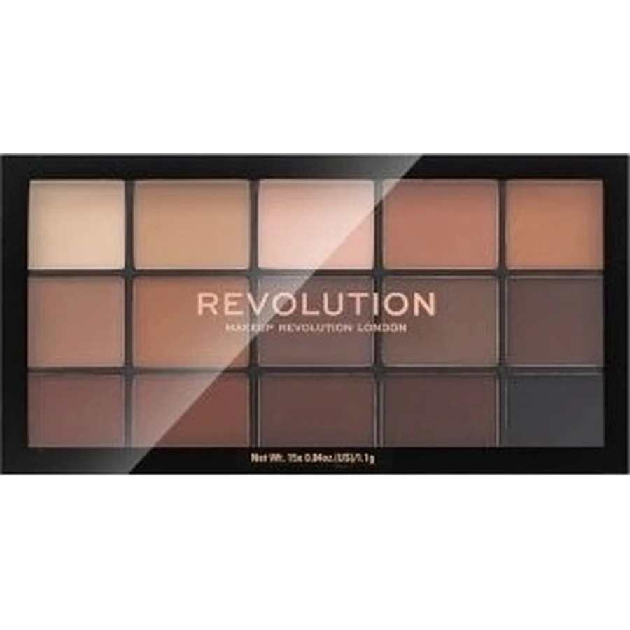 Revolution, Re-Loaded Basic Mattes, палетка тіней для повік 1×16,50 г, палетка тіней для повік: ціни та характеристики