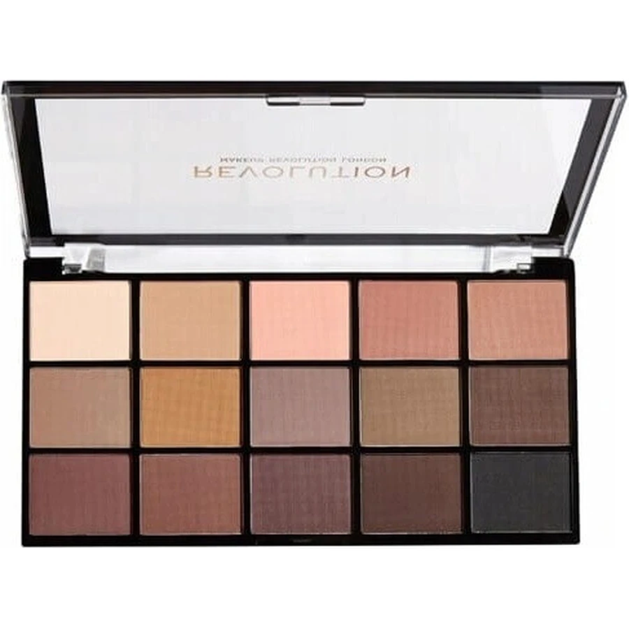 Revolution, Re-Loaded Basic Mattes, палетка тіней для повік 1×16,50 г, палетка тіней для повік: ціни та характеристики
