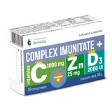 Иммунный комплекс Remedia Complex imunitат + Vitamina C 1000 mg + Zinc 25 mg + Vitamina D3 2000 UI, 30 таблеток