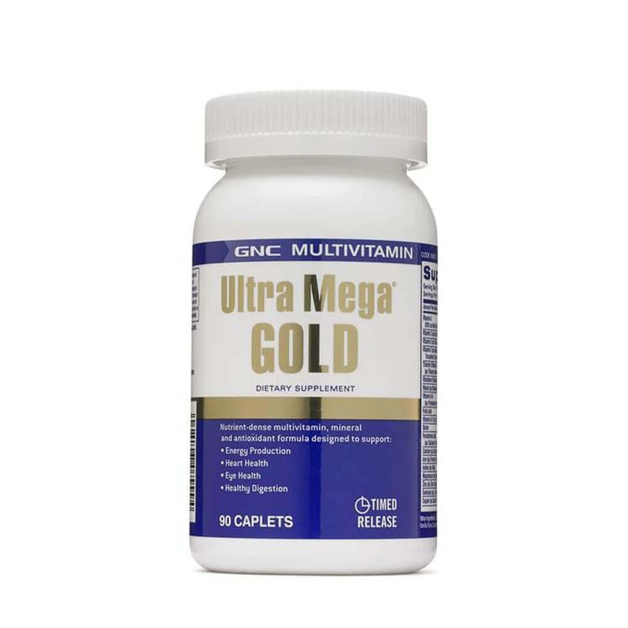 Мультивитамины и минералы Ultra Mega Gold, 90 таблеток, GNC: цены и характеристики