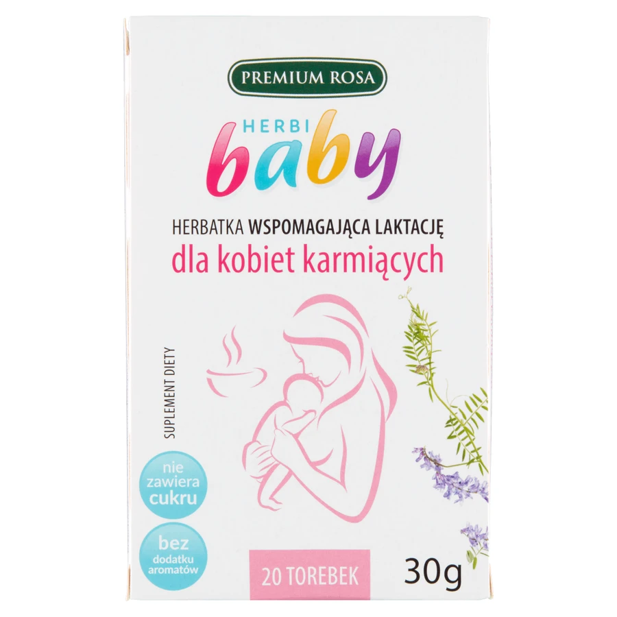 Premium Rosa Herbi Baby, чай для поддержания лактации, 20 пакетиков: цены и характеристики