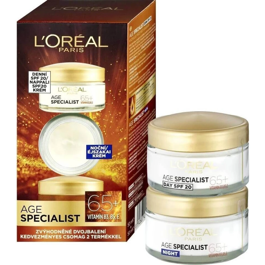 L'Oréal Paris Age Specialist 65+ двойная упаковка 2×50 мл, косметика: цены и характеристики