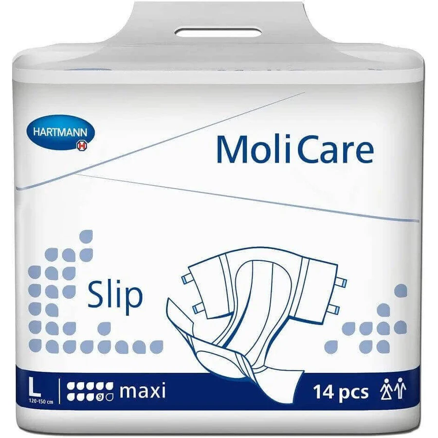 Molicare Slip Maxi 9 капель, размер L (120-150 см), 14 шт.: цены и характеристики