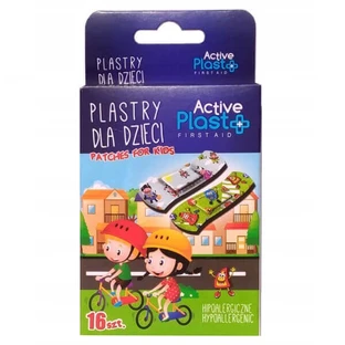 Пластир Ntrade ActivePlast Firstaid  для дітей, гіпоалергенний, 7 см х 2 см, 16 штук