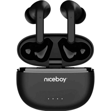 Беспроводные наушники Niceboy HIVE Pins 3 черный: цены и характеристики
