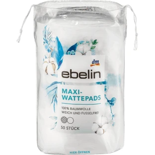 Очищающие диски Ebelin Maxi, 50 шт.
