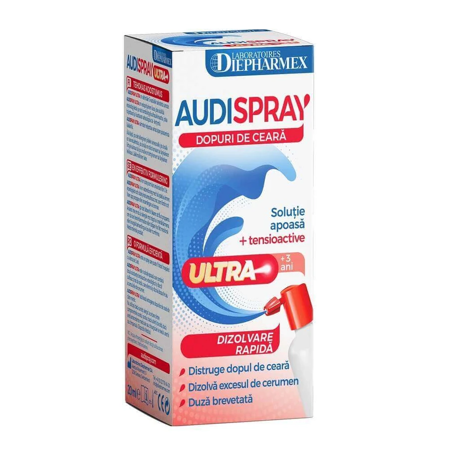 AudiSpray Ultra +3 роки, 20 мл, Lab Diepharmex: ціни та характеристики