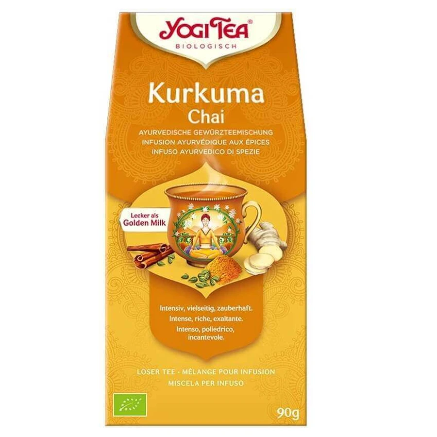 Органический чай с куркумой, 90 г, Yogi Tea: цены и характеристики