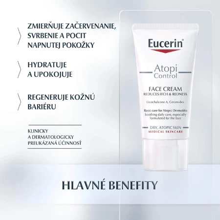 Eucerin AtopiControl Крем для сухой кожи 50 мл: цены и характеристики