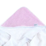 Детское полотенце с капюшоном First Hugs, 80х80 см, Moss Rosa, Tuxi Brands