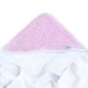 Детское полотенце с капюшоном First Hugs, 80х80 см, Moss Rosa, Tuxi Brands