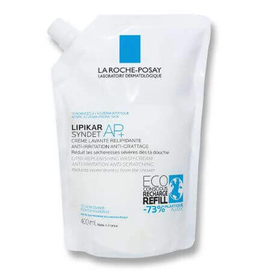 La Roche Posay Lipikar Lipikar Syndet AP+ Eco Reserve Очищувальний крем проти подразнень, 400 мл: ціни та характеристики