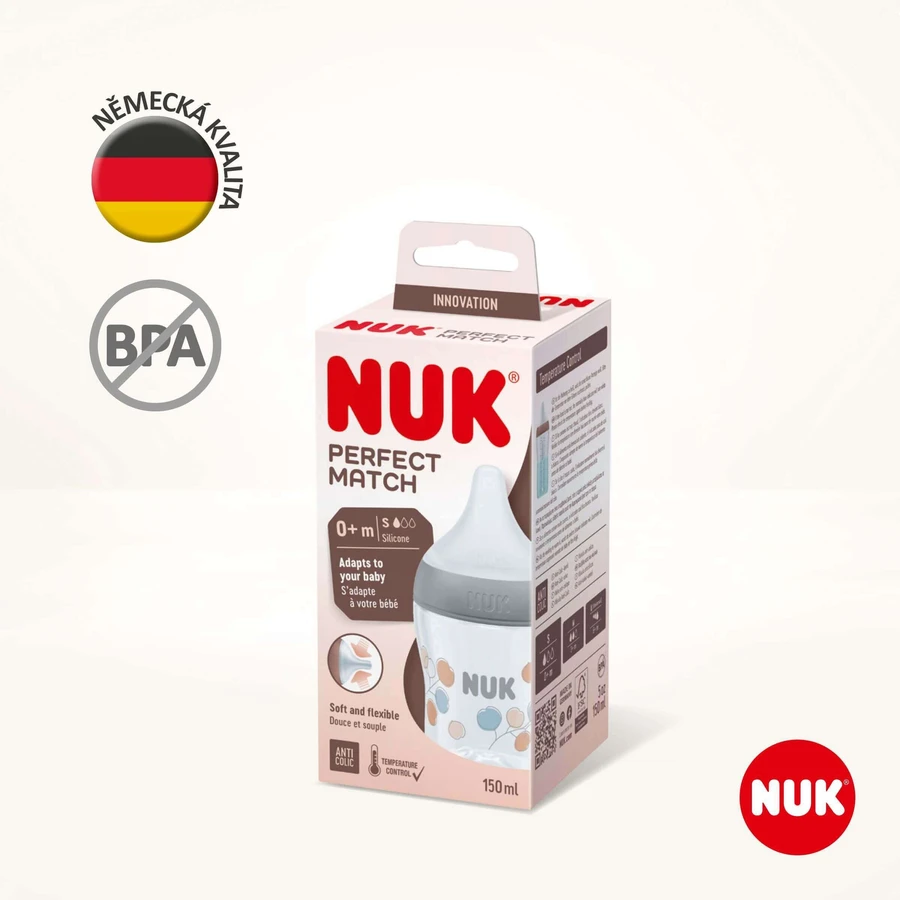 Nuk Perfect Match Faa с контролем температуры, edá 150 мл: цены и характеристики
